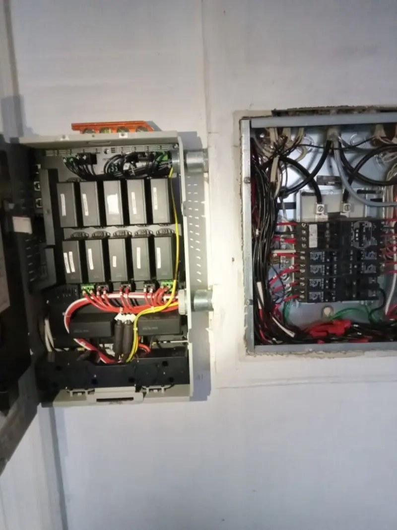 Electrical panel upgrade completed for Indoor Lighting Installation in Chestertown